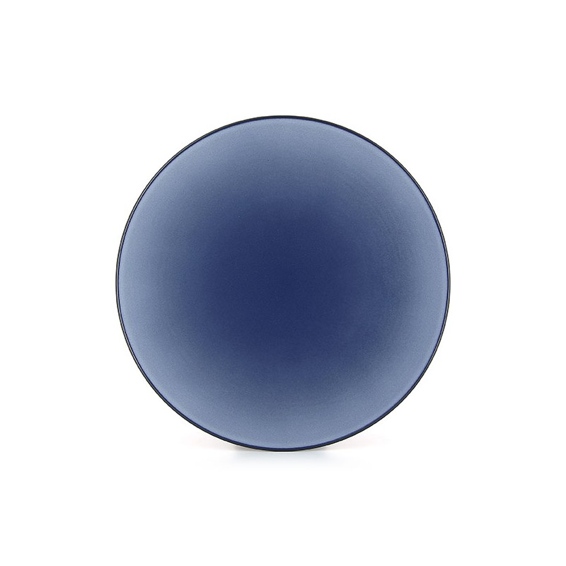 Equinoxe talerz płaski 28 cm niebieski