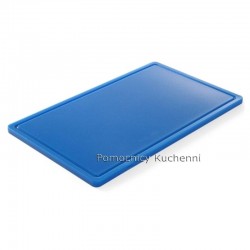 Deska do krojenia 53x32,5x1,5 cm niebieska HACCP GN 1/1 HENDI 826027