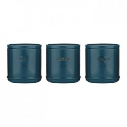 Pojemniki ceramiczne 3 szt PRICE & KENSINGTON niebieski