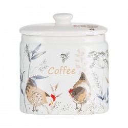 Pojemnik ceramiczny na kawę Country Hens PRICE & KENSINGTON