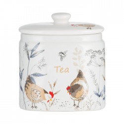 Pojemnik ceramiczny na herbatę Country Hens PRICE & KENSINGTON