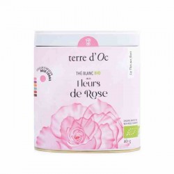 TD-BIO Herbata biała organiczna 40g Kwiaty Róży