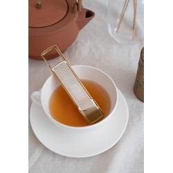 DROSSELMEYER-Zaparzacz do herbaty, złoty
