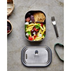 BB-Lunch box stalowy L, oliwkowy