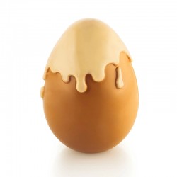 Forma do czekolady jajko 3D DRIPPY  58x120 wys. 162 mm Silikomart